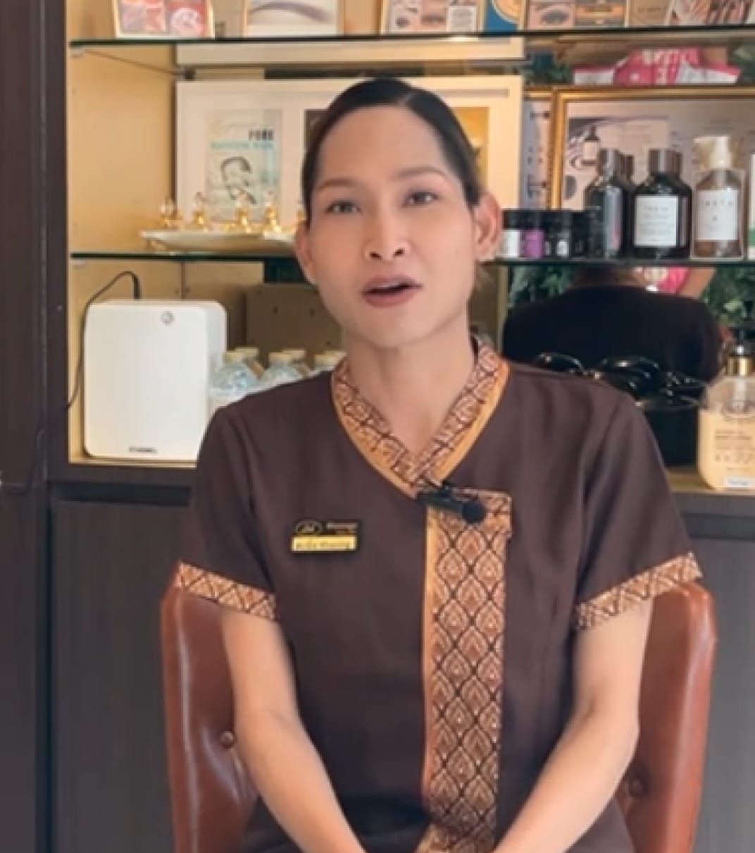 นักศึกษาคอร์สนวดแผนไทย