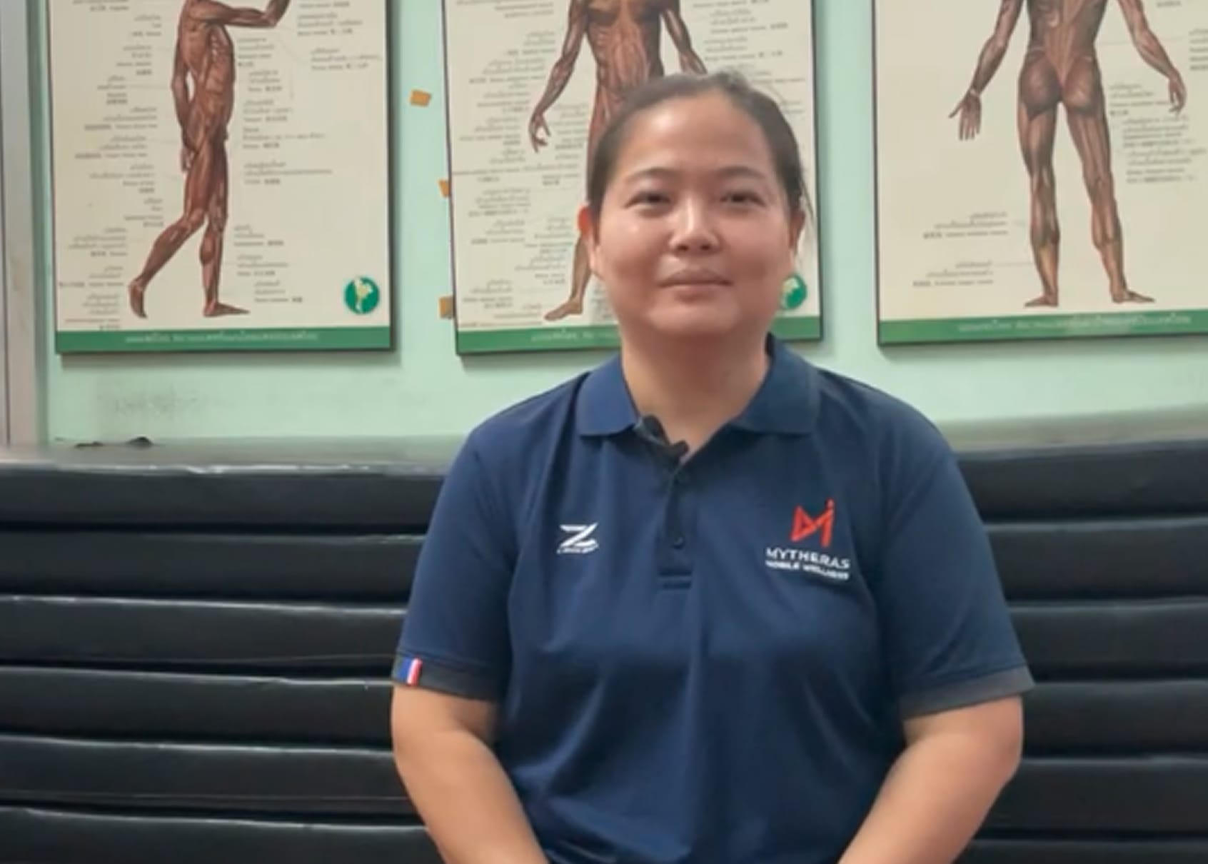 นักศึกษาคอร์สนวดเพื่อสุขภาพ