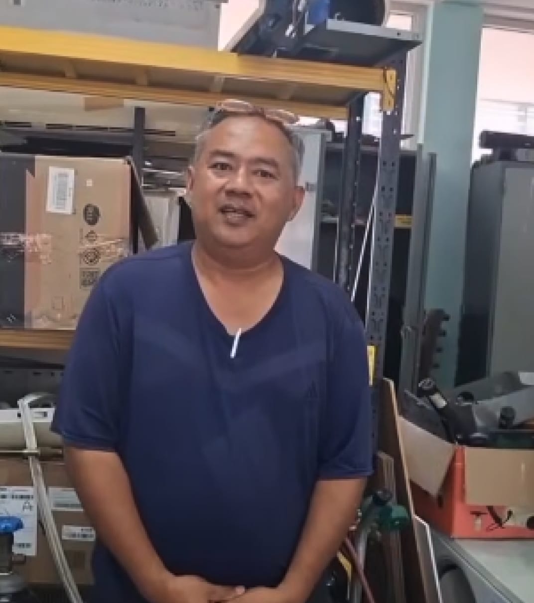 นักศึกษาคอร์สเครื่องปรับอากาศ