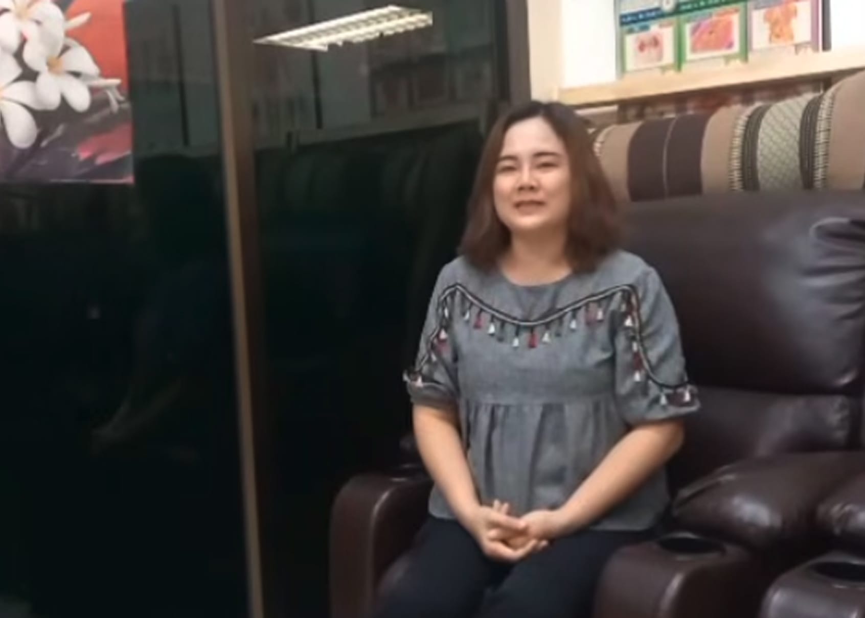 นักศึกษาคอร์สนวดน้ำมันหอมระเหย และคอร์สนวดฝ่าเท้าเพื่อสุขภาพ