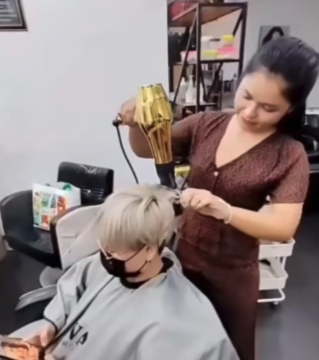 ผลงานคอร์สช่างตัดผม