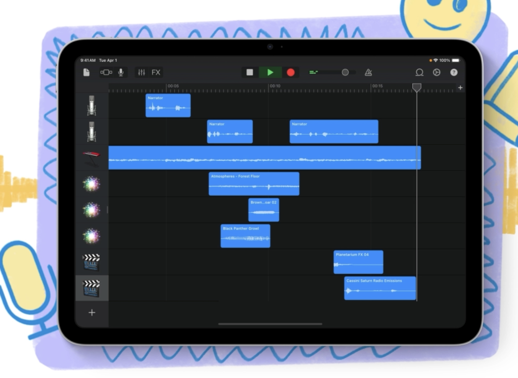 การบันทึกพ็อดคาสท์