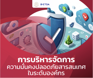 หลักสูตรการบริหารจัดการด้านความมั่นคงปลอดภัยไซเบอร์ในระดับองค์กร